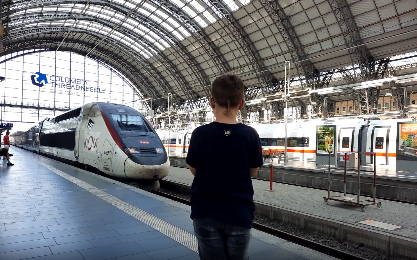 Fotografie z nádraží - ICE, TGV a nádražní hala