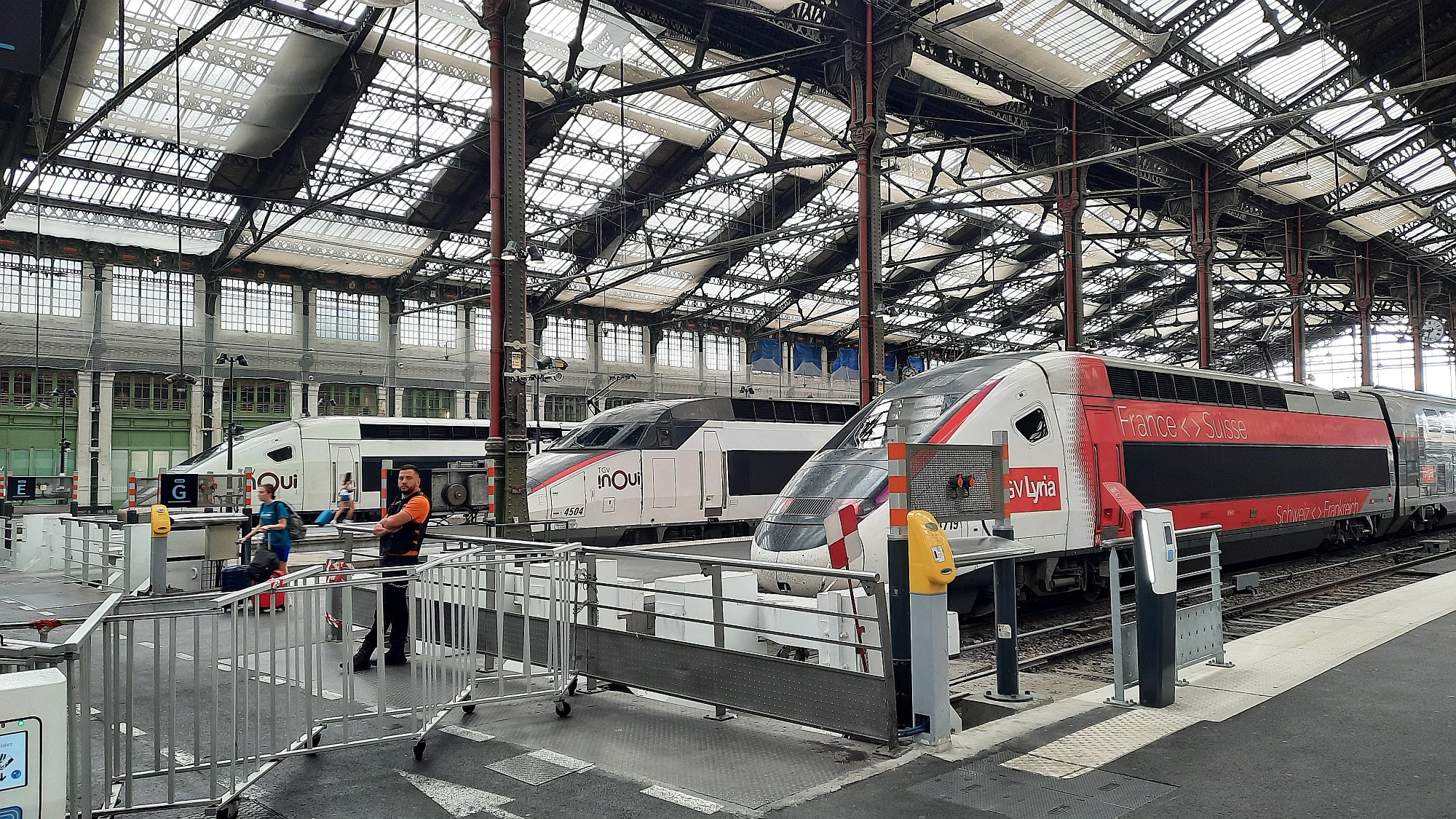 TGV inOui a Lyria na Gare de Lyon