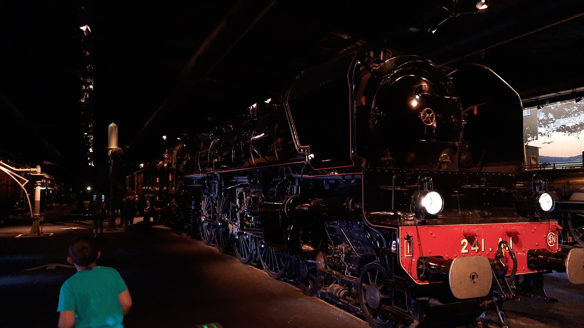 Partie fotografií z prvního pavilonu muzea Cité du Train
