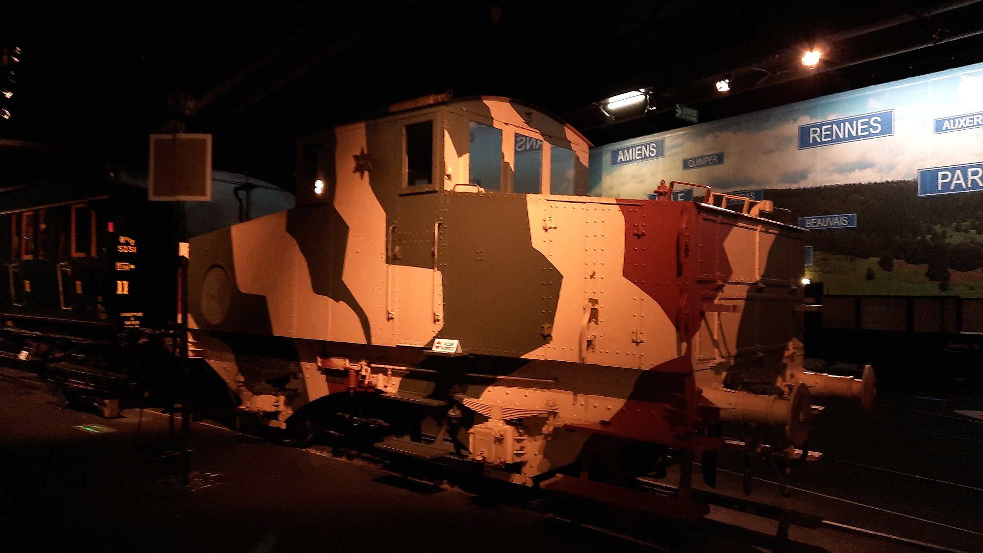 Partie fotografií z prvního pavilonu muzea Cité du Train
