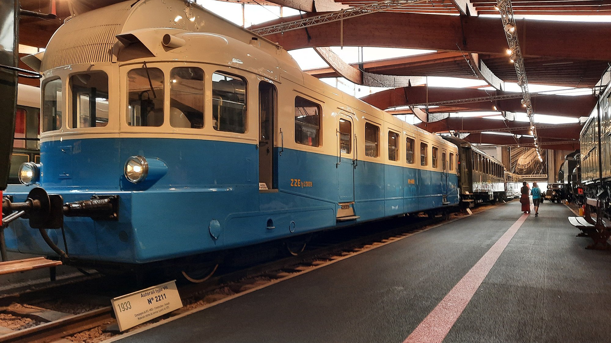 Partie fotografií z druhého pavilonu muzea Cité du Train