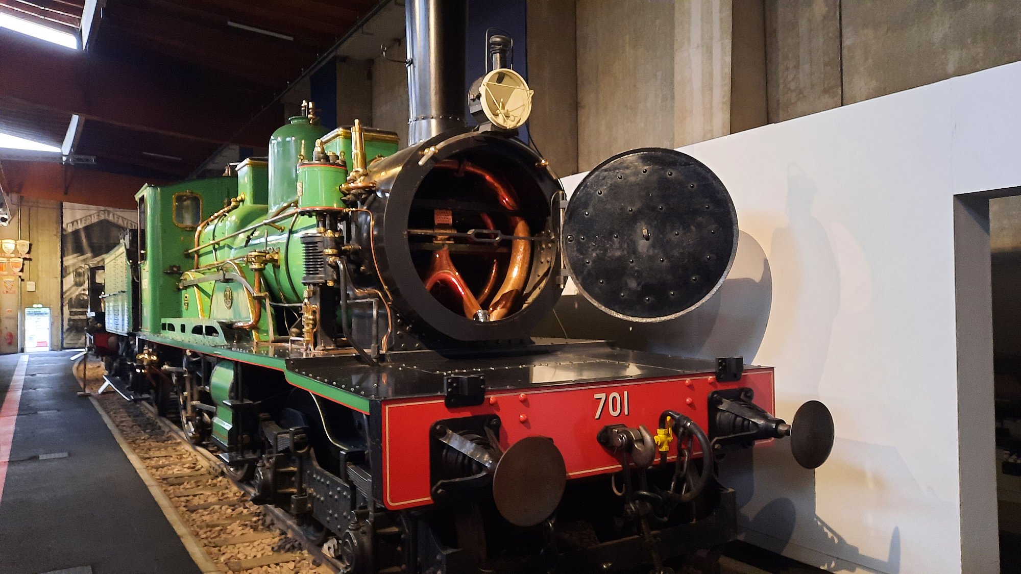 Partie fotografií z druhého pavilonu muzea Cité du Train