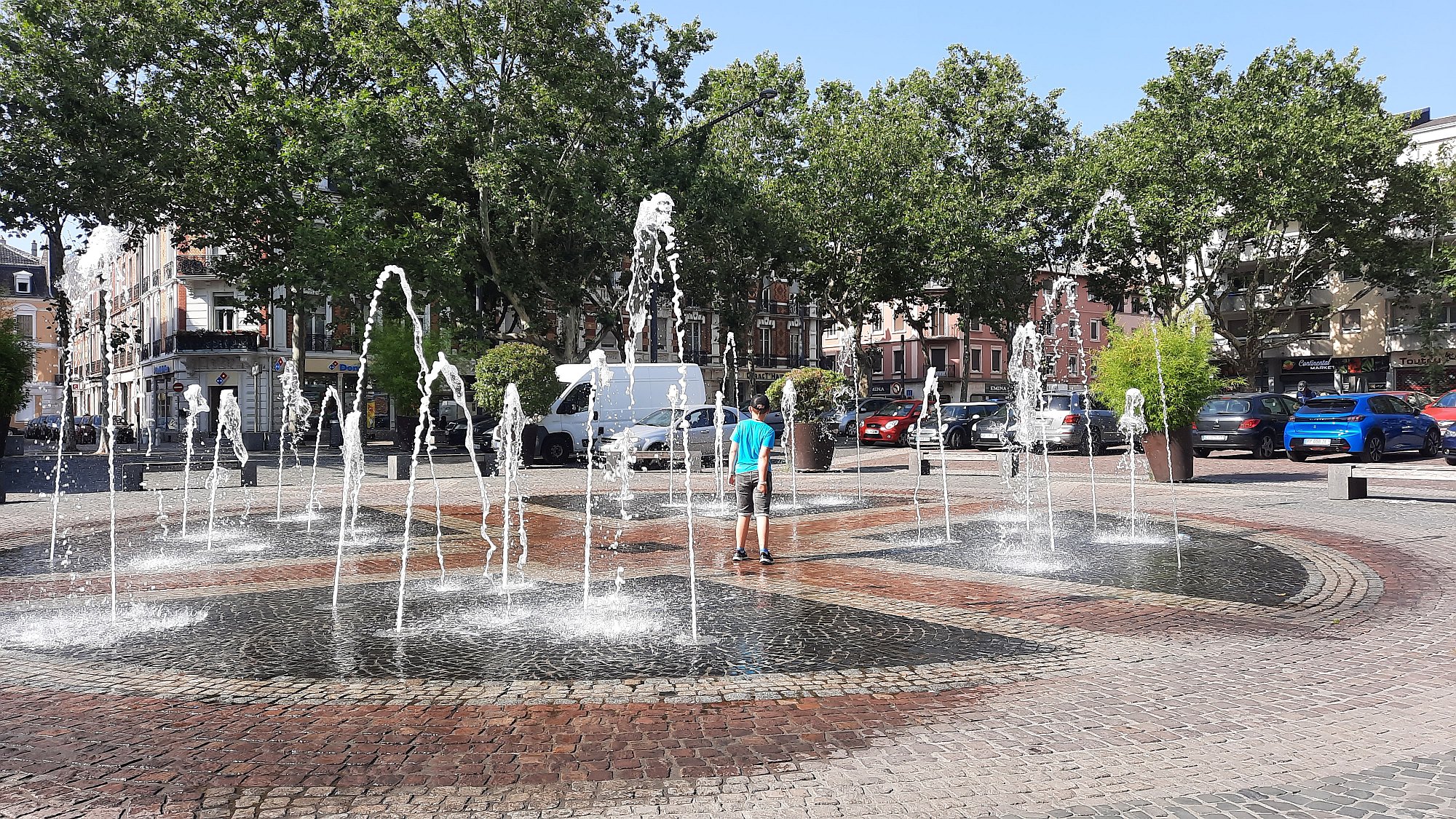 Place Franklin s vodotrysky