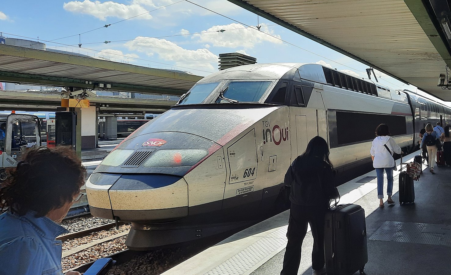 TGV 6705 na Gare de Lyon Paris