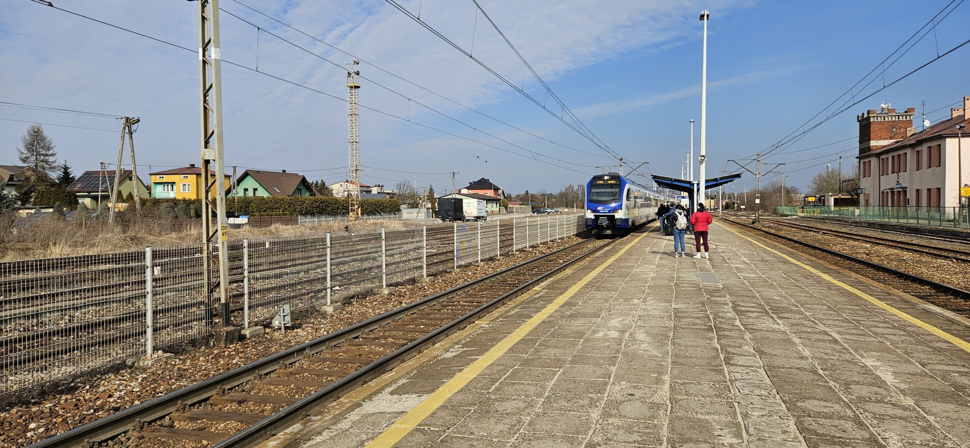 Jędrzejów - příjezd IC 5330 Kormoran