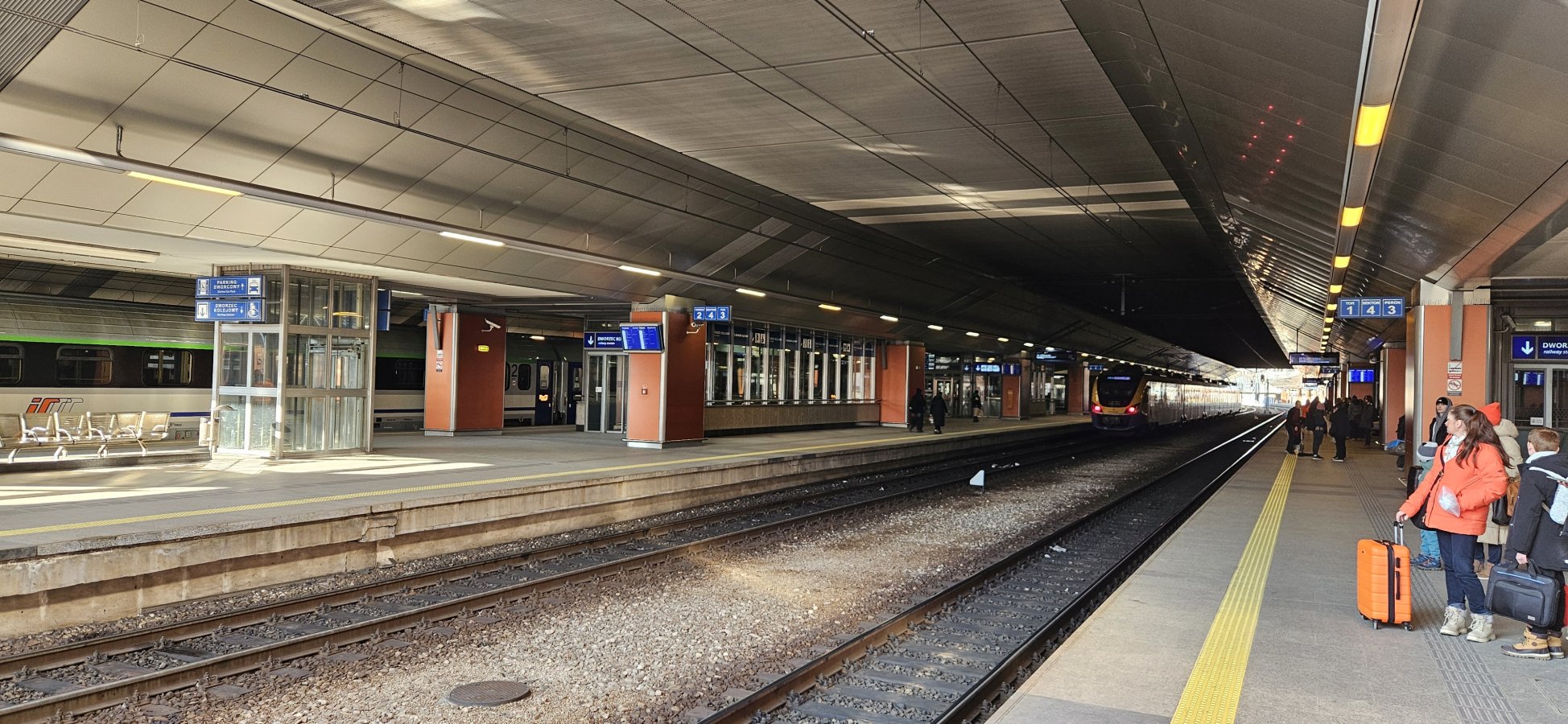 Nástupiště na Kraków Główny