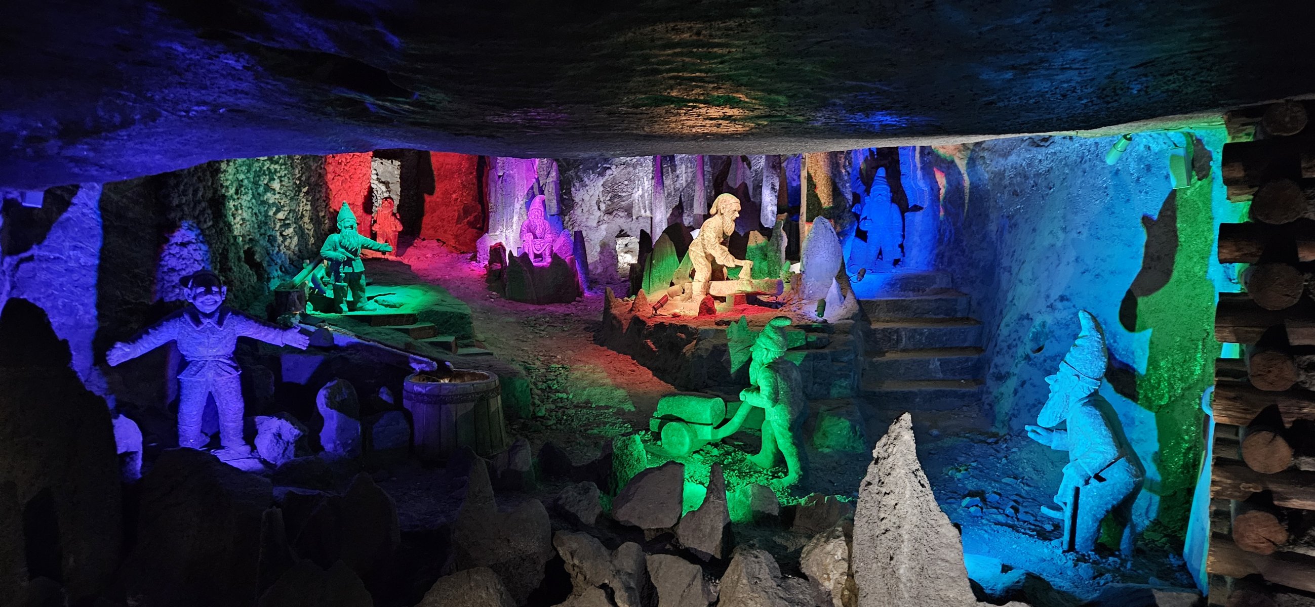 Wieliczka - solný důl - trpaslíci