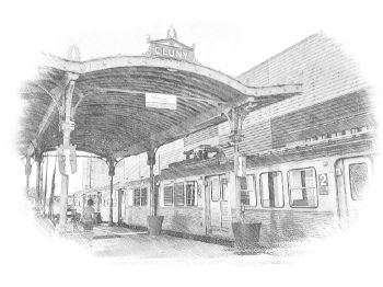 Malé nádraží / stanice Cluny
