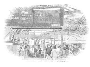 Nástupiště Berlín Hbf