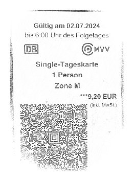 Lístek na městskou dopravu v Mnichově, Single Tageskarte - Zone M