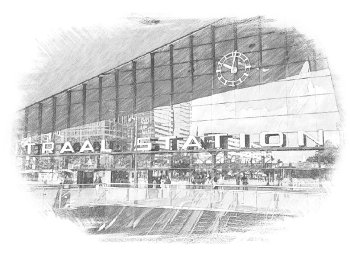 Vstup do stanice metra Rotterdam Centraal