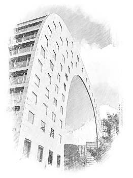 Tržnice Markthal v Rotterdamu