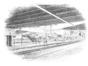 Nástupiště Utrecht Centraal