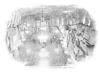 Wieliczka - solný důl - Kaple svaté Kingy