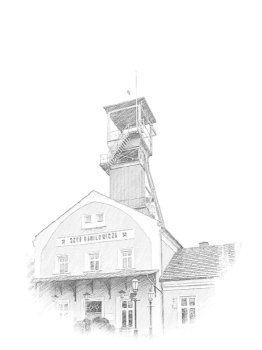 Wieliczka Daniłowiczova šachta (Szyb Daniłowicza) - vstupní budova exkurze